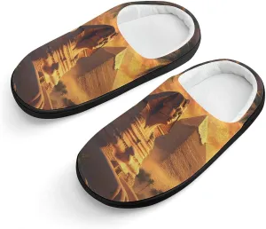 Great Sphinx And Pyramids of Giza Ancient Egypt Slippers Non-slip House Slippers Home Shoes Indoor Outdoor Slippers For Girls Boys
