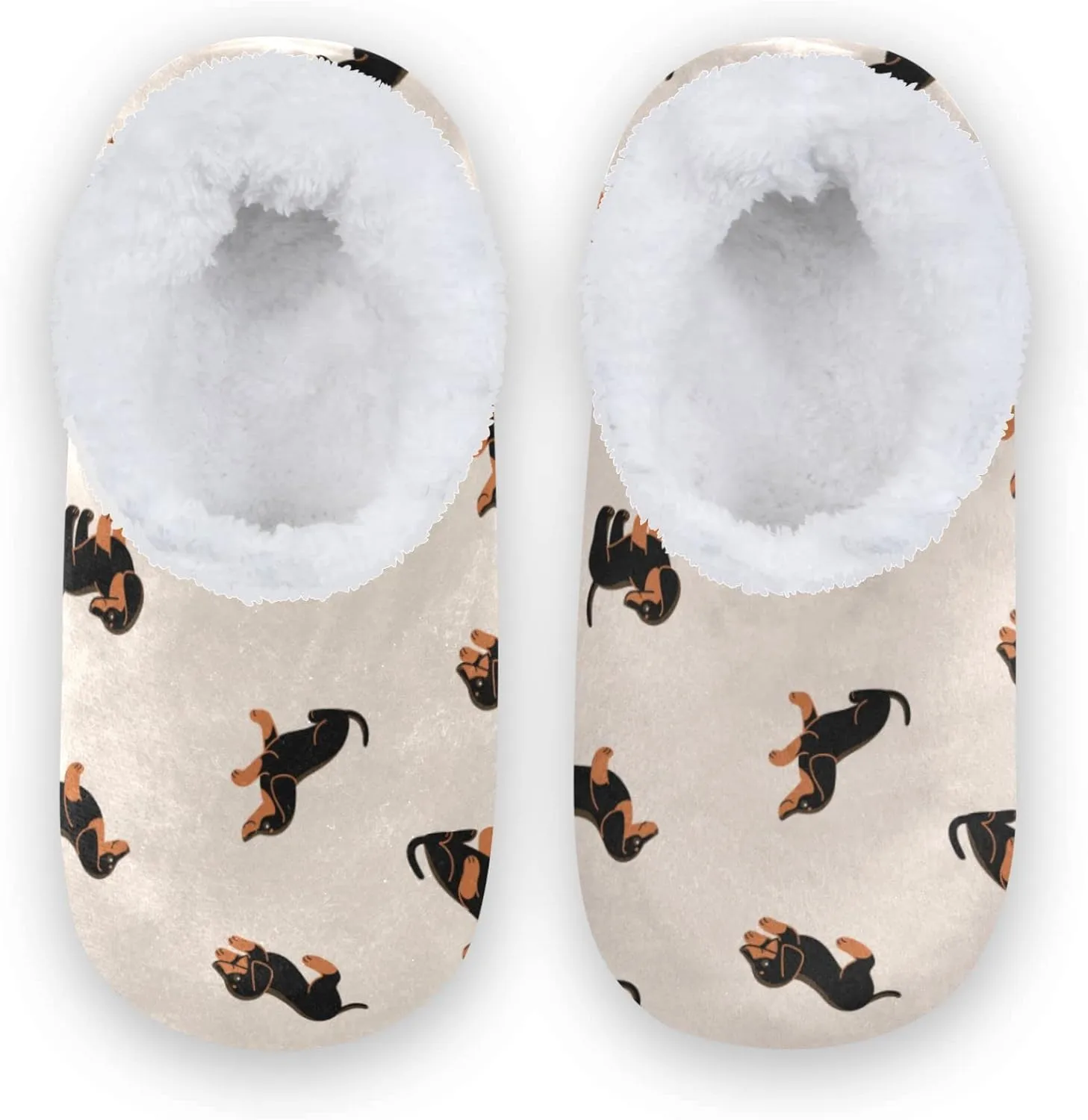 Gredecor Boys Girls Toddler Slippers for Kids Home House Slippers Warm Fur Non Slip Plush Indoor Slipper Socks