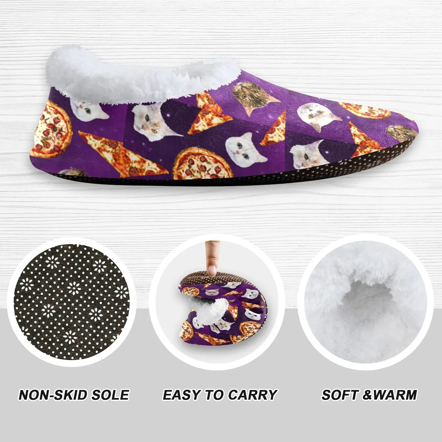 Gredecor Boys Girls Toddler Slippers Home House Slippers Warm Fur Non Slip Plush Indoor Slipper Socks for Kids¡­