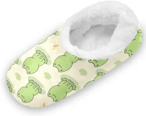 Gredecor Boys Girls Toddler Slippers Home House Slippers Warm Fur Non Slip Plush Indoor Slipper Socks for Kids¡­