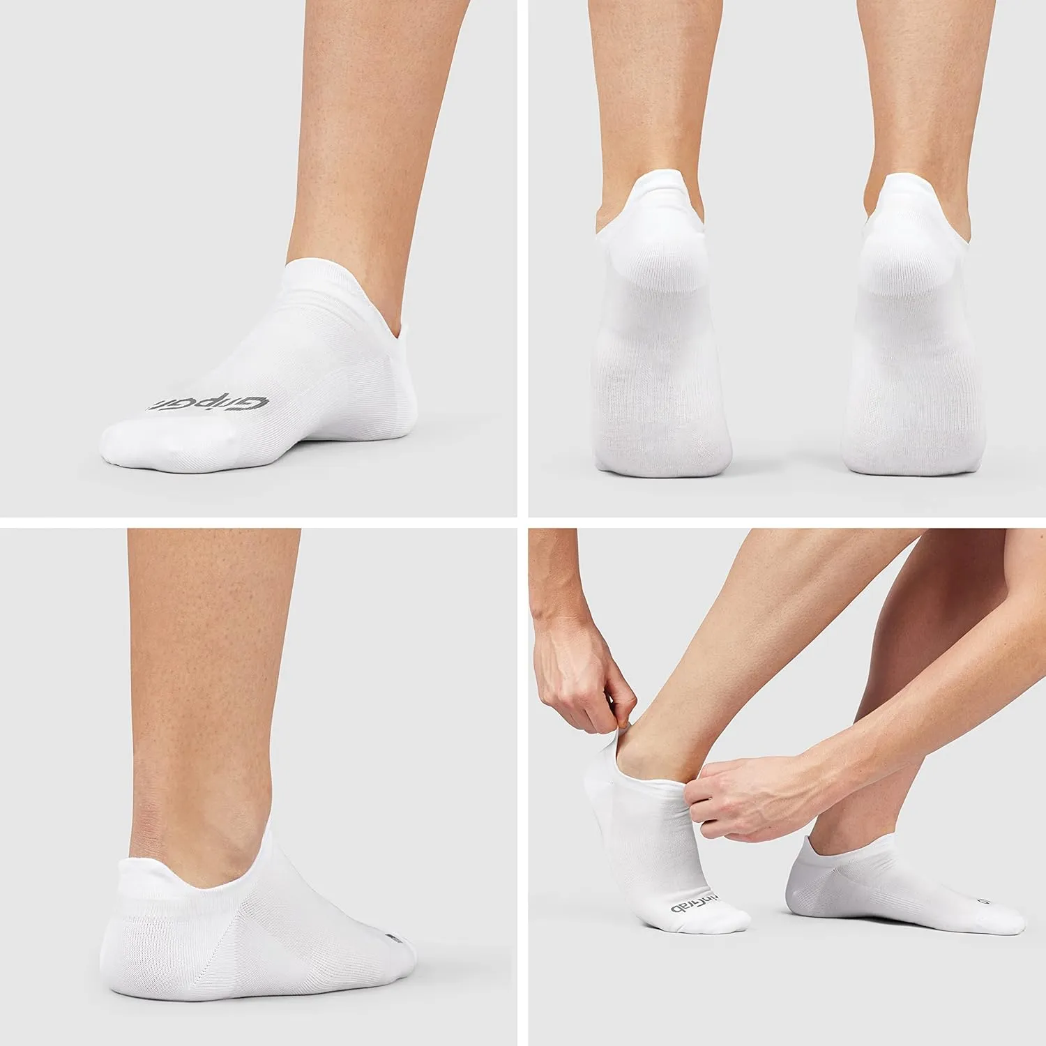 GripGrab Classic No-Show Single & Multipack Invisible Cycling Socks Short Low Sneaker Trainer Summer Liner Bike Spinning Sock