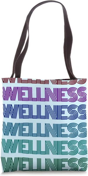 Groovy WELLNESS Health Coach Crew Trainer Life Nurse Yoga Tote Bag