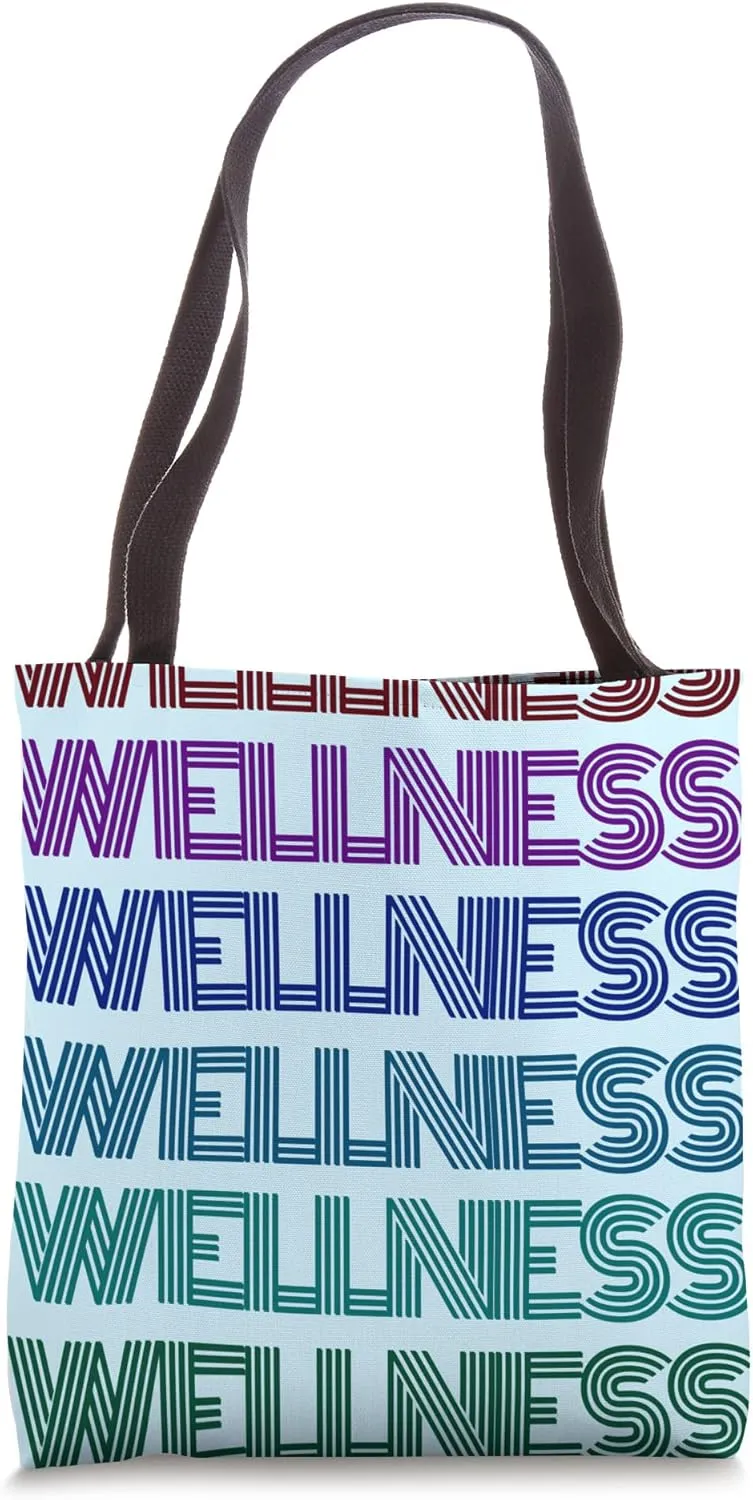 Groovy WELLNESS Health Coach Crew Trainer Life Nurse Yoga Tote Bag
