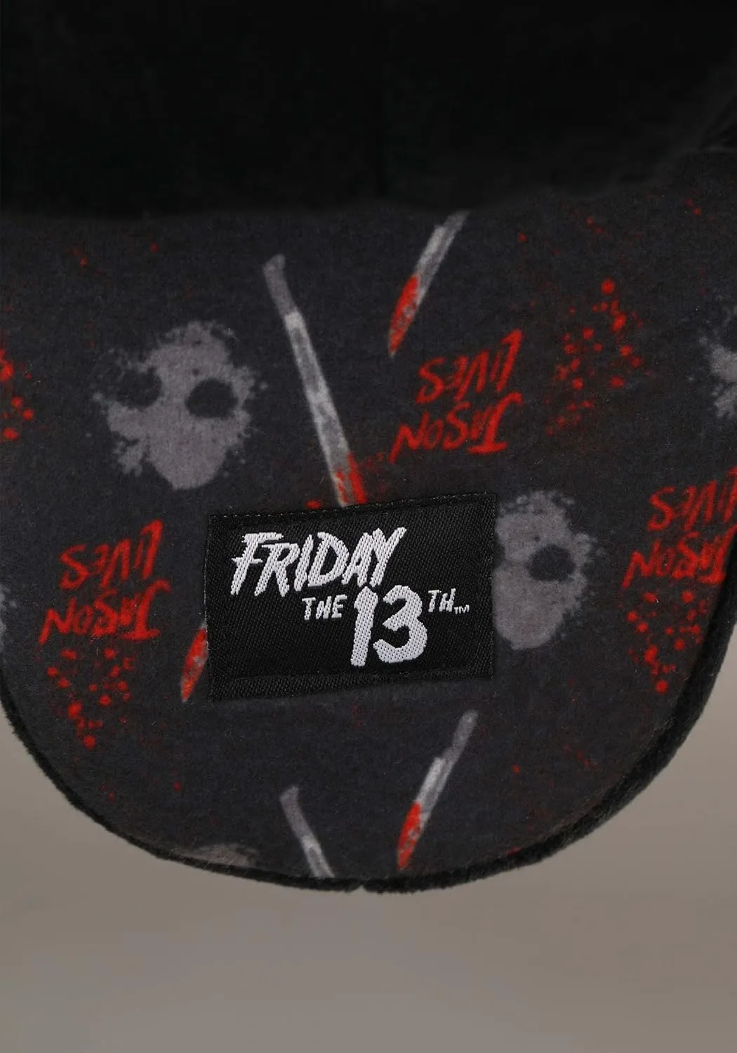 Ground Up Friday the 13th Jason Adult Slippers