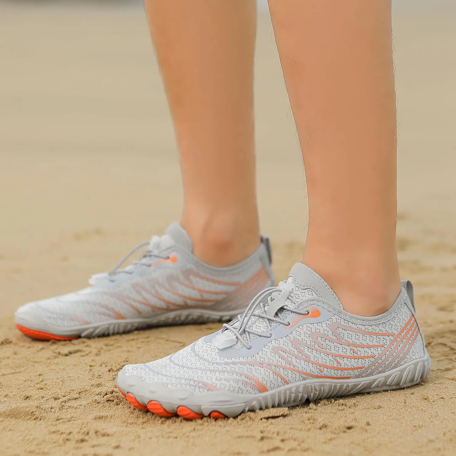 Grounded Footwear, Grounding Shoes with Copper for Women Men, Quick Dry Hiking Sneakers, Breathable Soft Trail Running Shoes for Both Genders