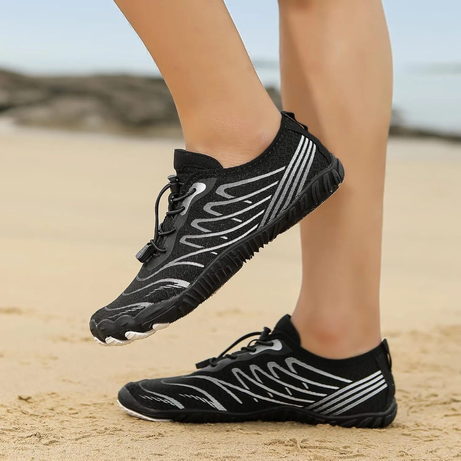 Grounded Footwear, Grounding Shoes with Copper for Women Men, Quick Dry Hiking Sneakers, Breathable Soft Trail Running Shoes for Both Genders