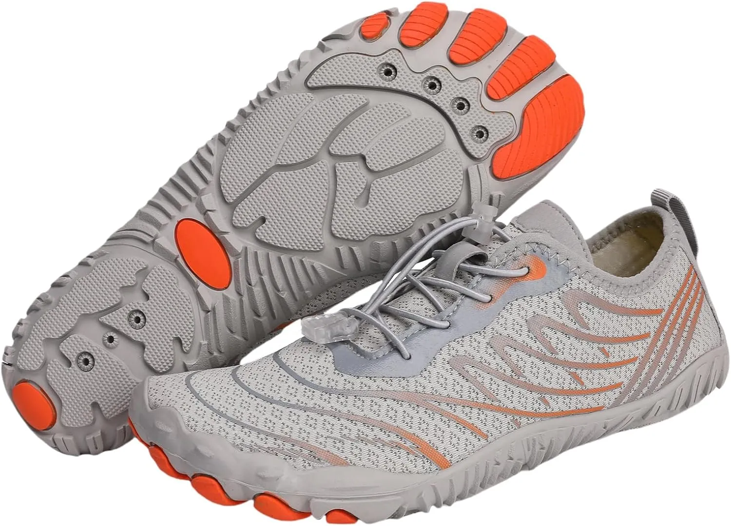 Grounded Footwear, Grounding Shoes with Copper for Women Men, Quick Dry Hiking Sneakers, Breathable Soft Trail Running Shoes for Both Genders