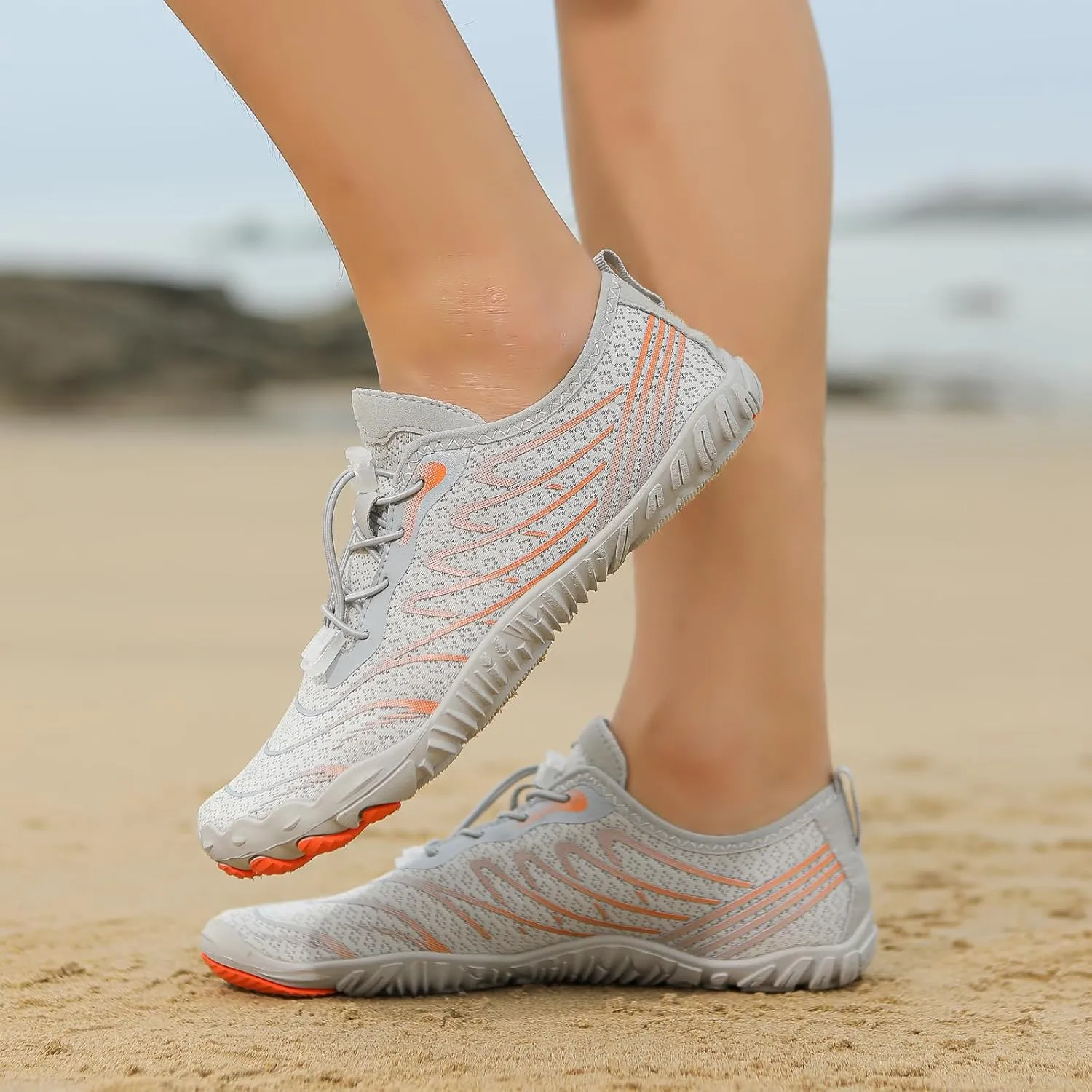 Grounded Footwear, Grounding Shoes with Copper for Women Men, Quick Dry Hiking Sneakers, Breathable Soft Trail Running Shoes for Both Genders