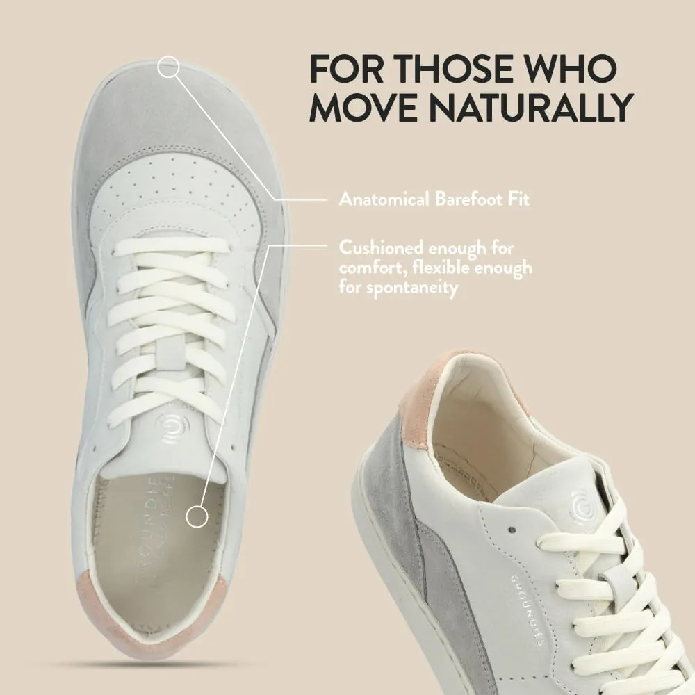 GROUNDIES Nova Barefoot Shoes for Women - Trainer Sneakers for Women with Foot-Friendly Wide Toe Box, Neutral Footbed, and Non Slip Zero Drop Outsole