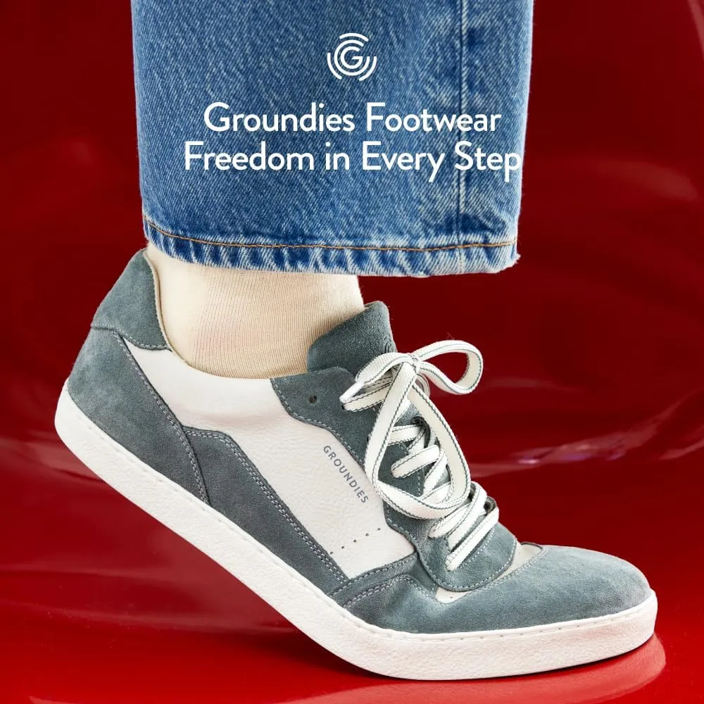 GROUNDIES Nova Barefoot Shoes for Women - Trainer Sneakers for Women with Foot-Friendly Wide Toe Box, Neutral Footbed, and Non Slip Zero Drop Outsole