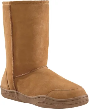 Guide Gear Men’s 10" Suede Slipper Boots, Wool Cozy Cushioned House Shoes