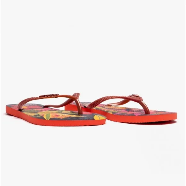 Havaianas HAV SLIM TROPICAL Womens Flip-Flops Salmon