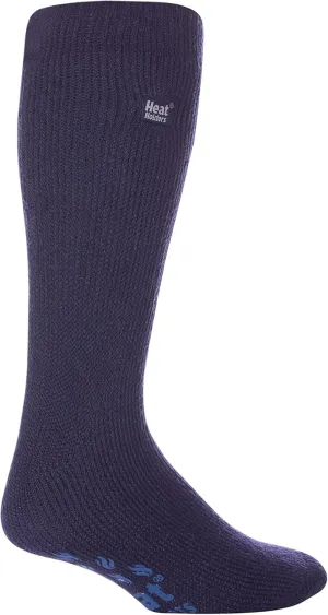 HEAT HOLDERS - Mens Thick 2.3 TOG Non Skid Thermal Slipper Socks with Grippers