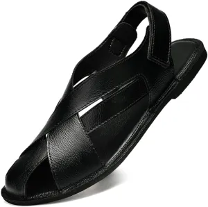 HESBITEUL Mens Sport Sandals Outdoor: Non-Slip MD Slide for Trail Hiking