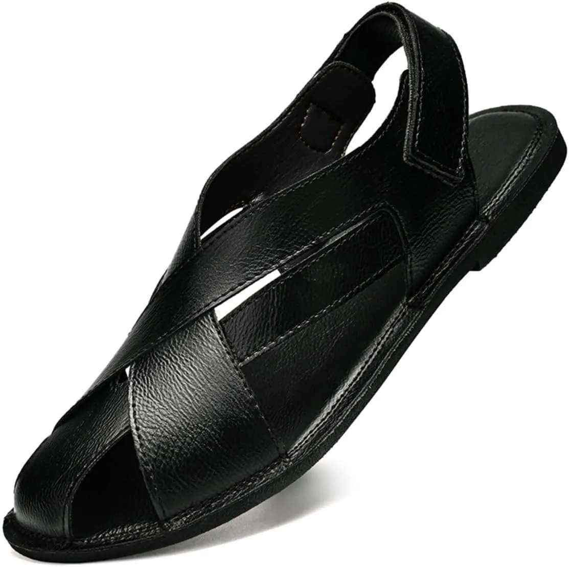 HESBITEUL Mens Sport Sandals Outdoor: Non-Slip MD Slide for Trail Hiking