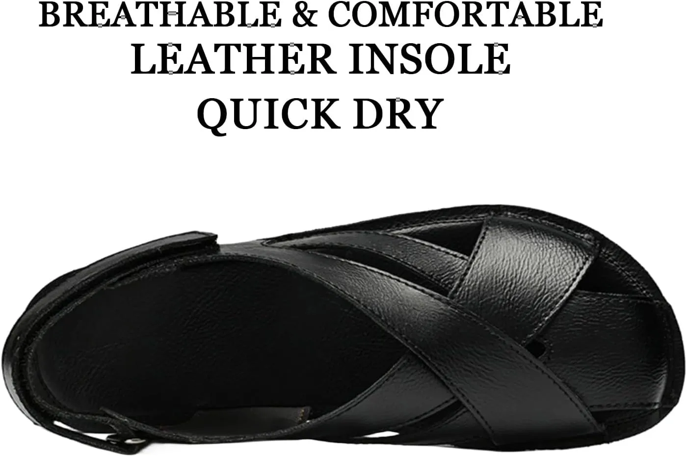HESBITEUL Mens Sport Sandals Outdoor: Non-Slip MD Slide for Trail Hiking