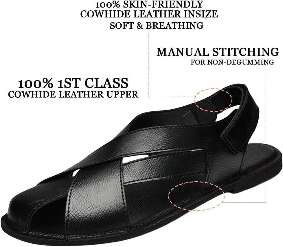 HESBITEUL Mens Sport Sandals Outdoor: Non-Slip MD Slide for Trail Hiking