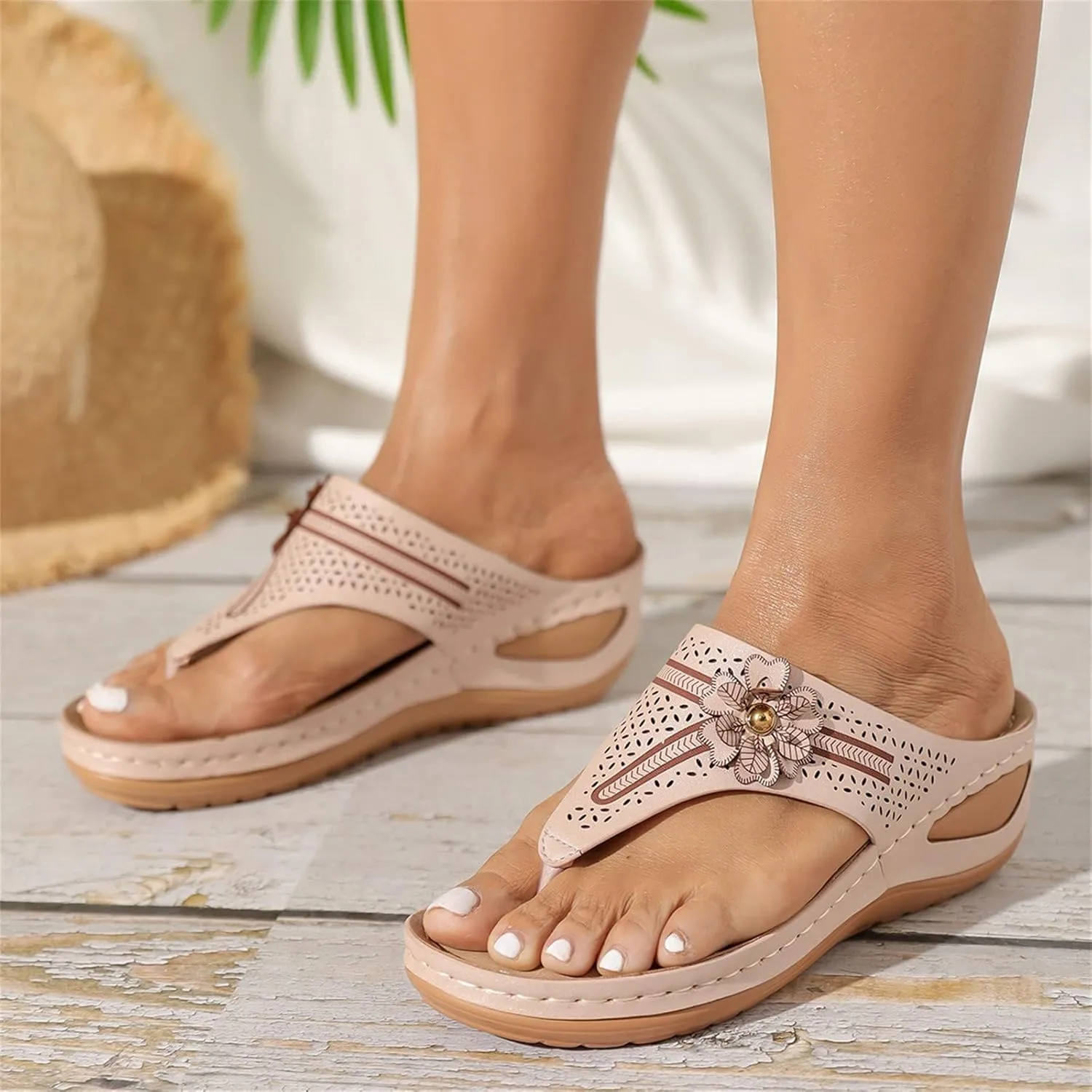 High Arch Support Slippers Women Cute White Walking Sandals for Women Brown Dressy Sandals Women Womens Orthopedic Work Shoes Size 11 Orthopedic Flip Flops Men Platform Wedge Sandals
