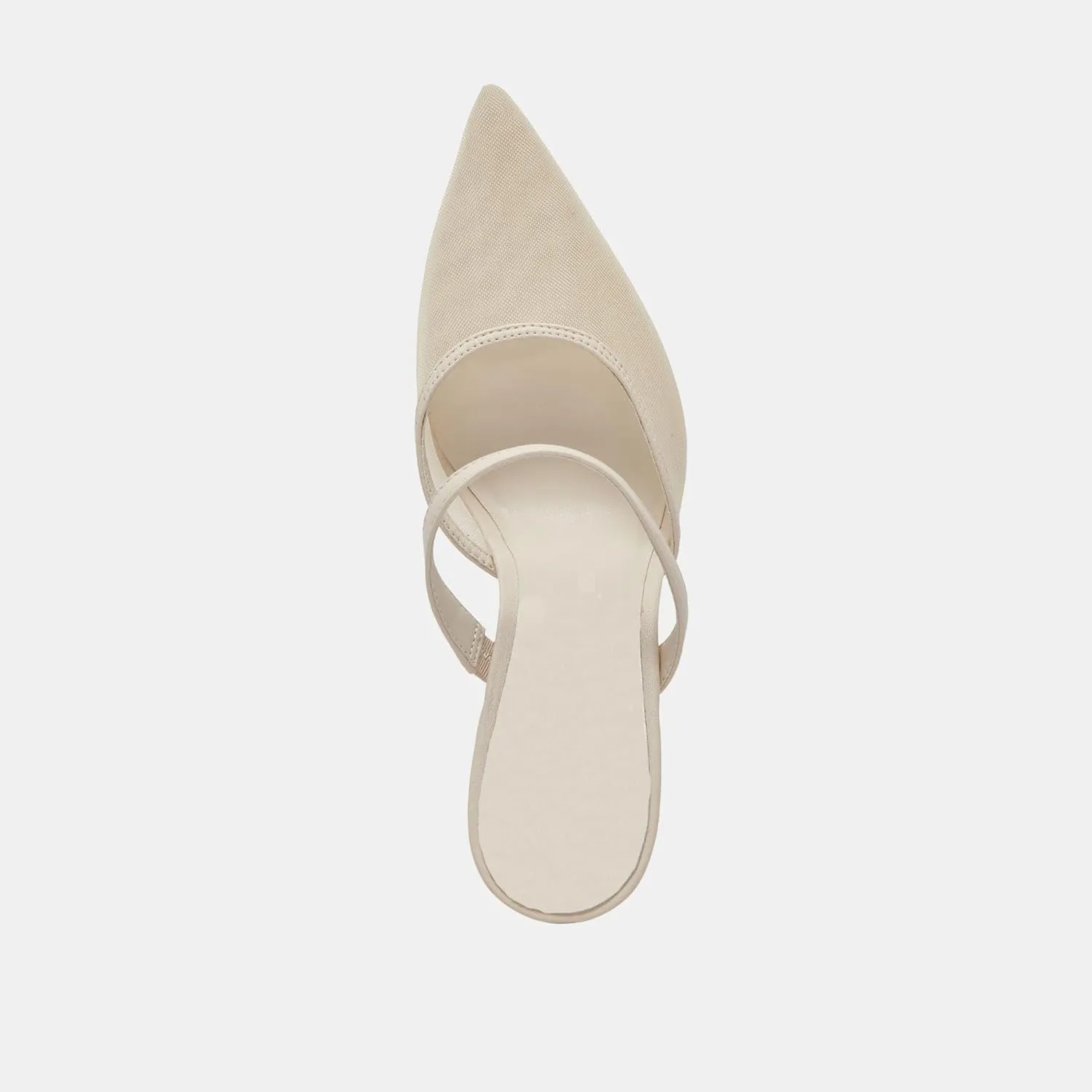 High Heel Mules for Women Closed Pointed Toe Slip On Heeled Mules with Strap Backless Casual Comfortable Dress Mule Heel Pumps