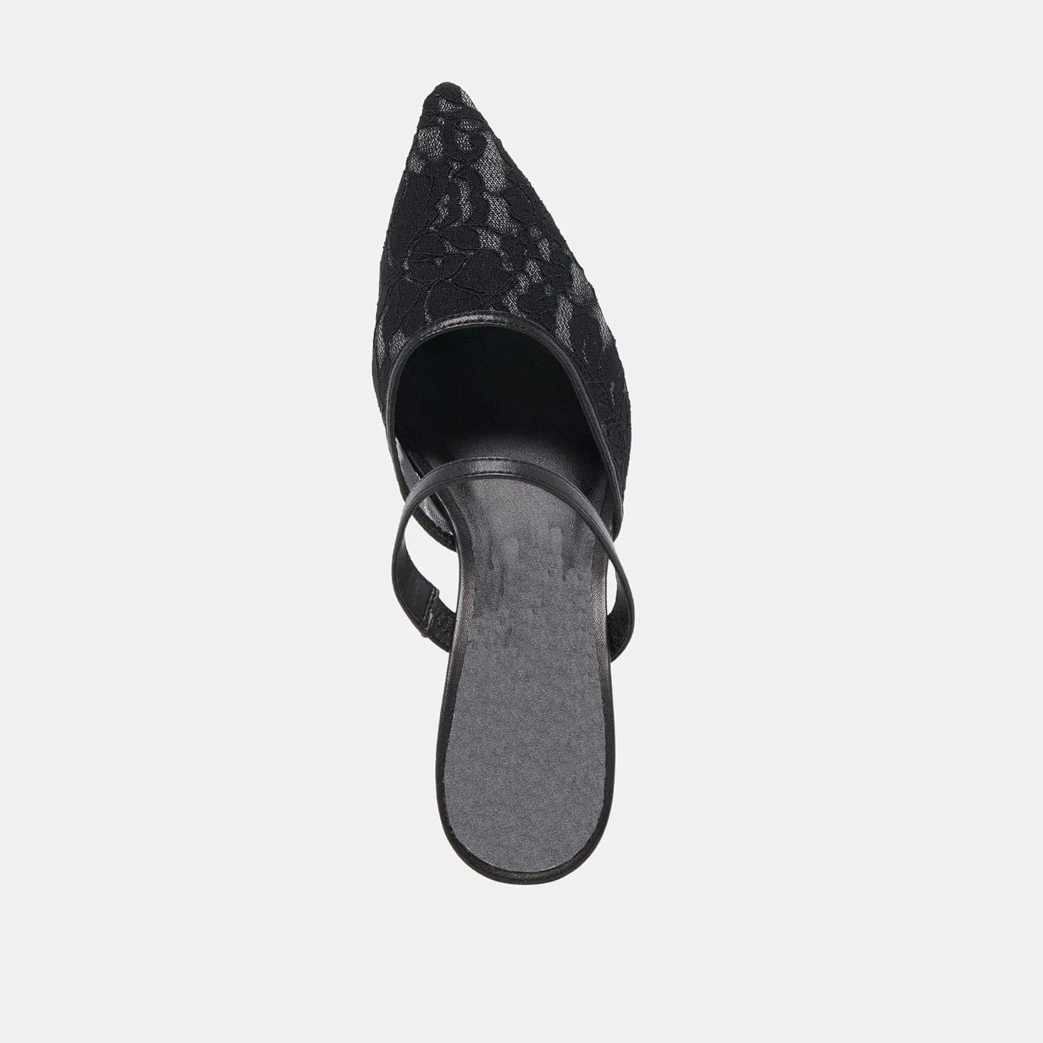 High Heel Mules for Women Closed Pointed Toe Slip On Heeled Mules with Strap Backless Casual Comfortable Dress Mule Heel Pumps