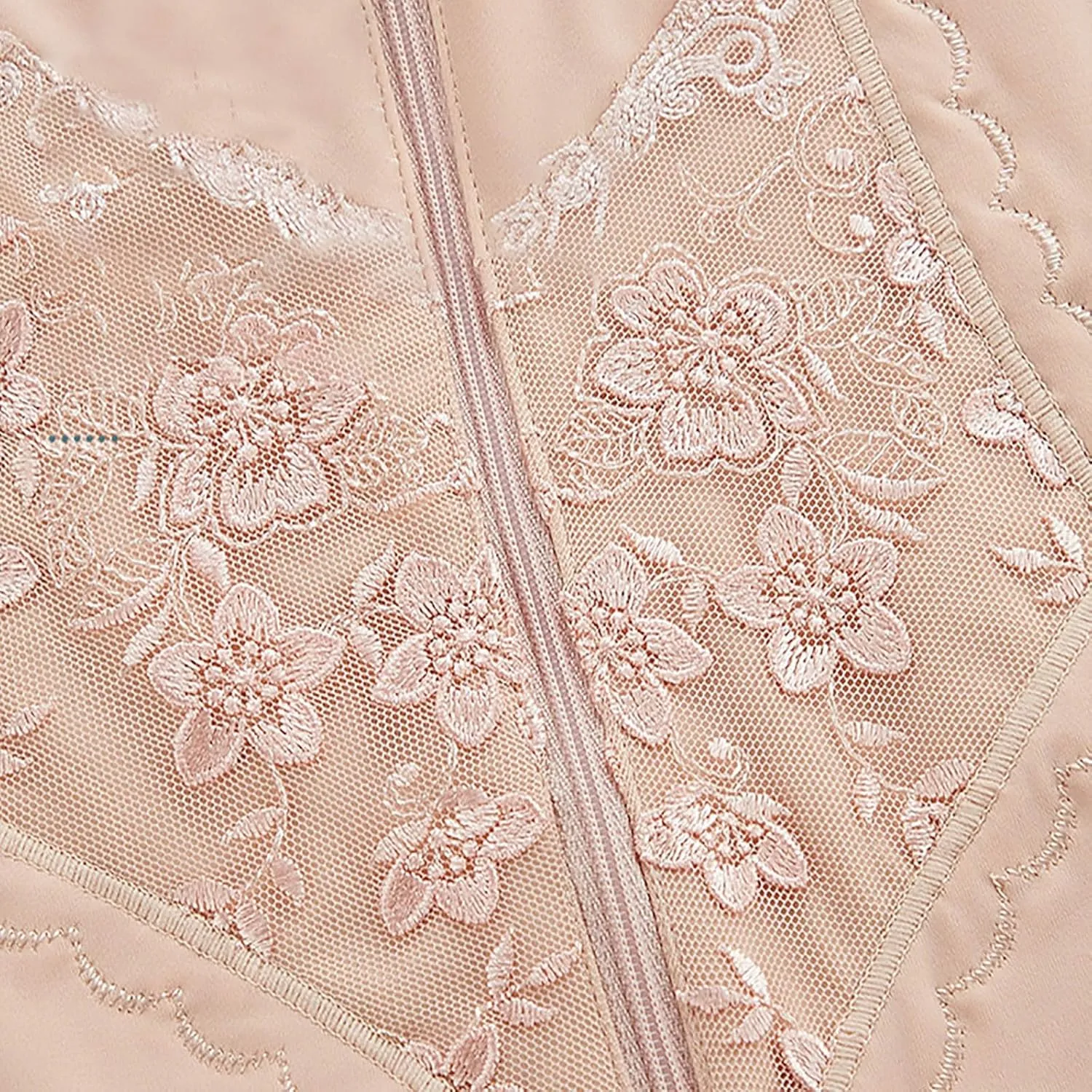 High Waisted Underwear for Women Tummy Control Zip Waist Trainer Shapewear Embroidered Backless Strapless Shapewear