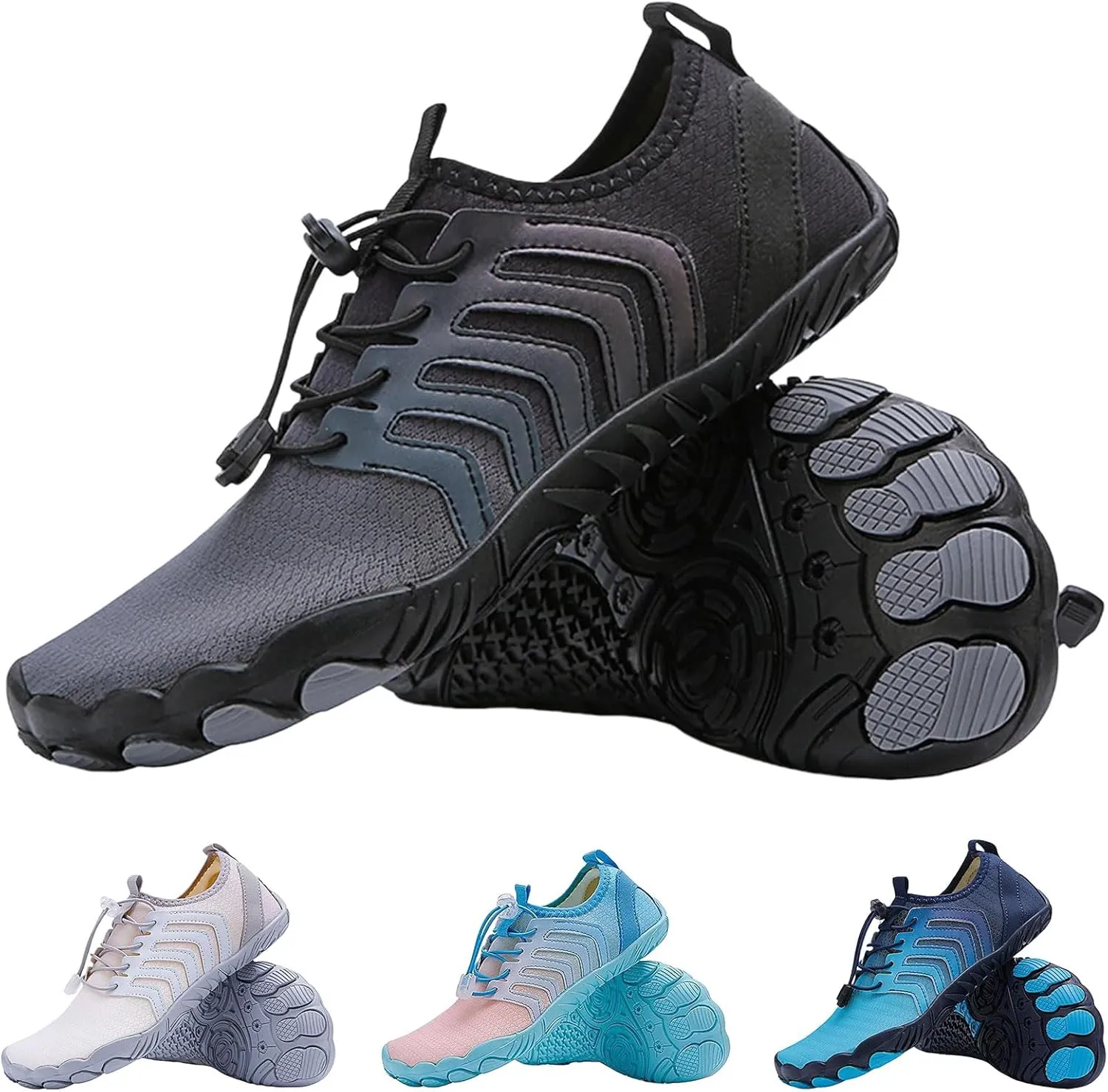 Hike Barefoot Shoes for Women Men Non-Slip Breathable Athletic Footwear,Quick-Dry&Wide Toe Box Trail Swim Camping Water Shoes,Outdoor Lightweight Comfortable Athletic Barefoot Footwear