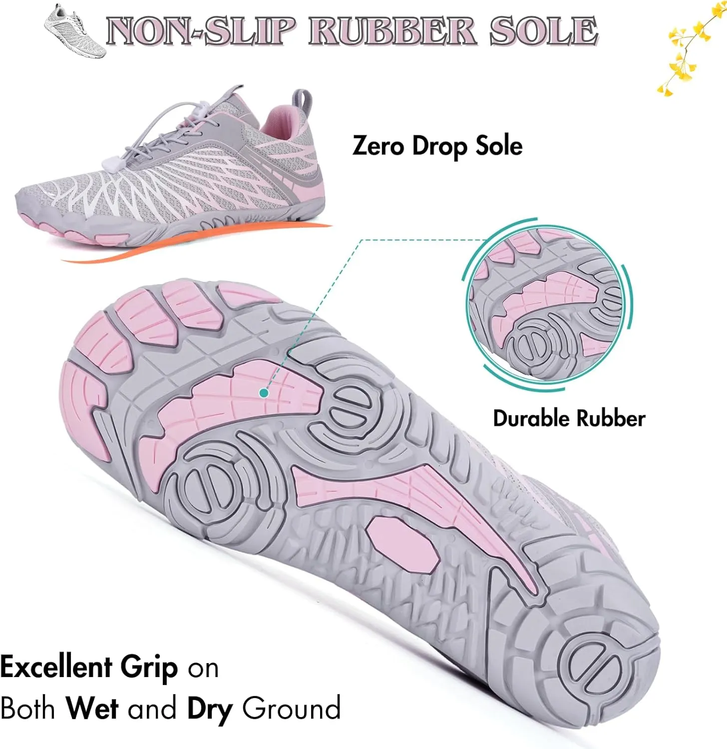 Hike Barefoot Shoes Women Men Minimalist Wide Toe Box Footwear Zero Drop Athletic Cross-Trainer Fashion Sneakers