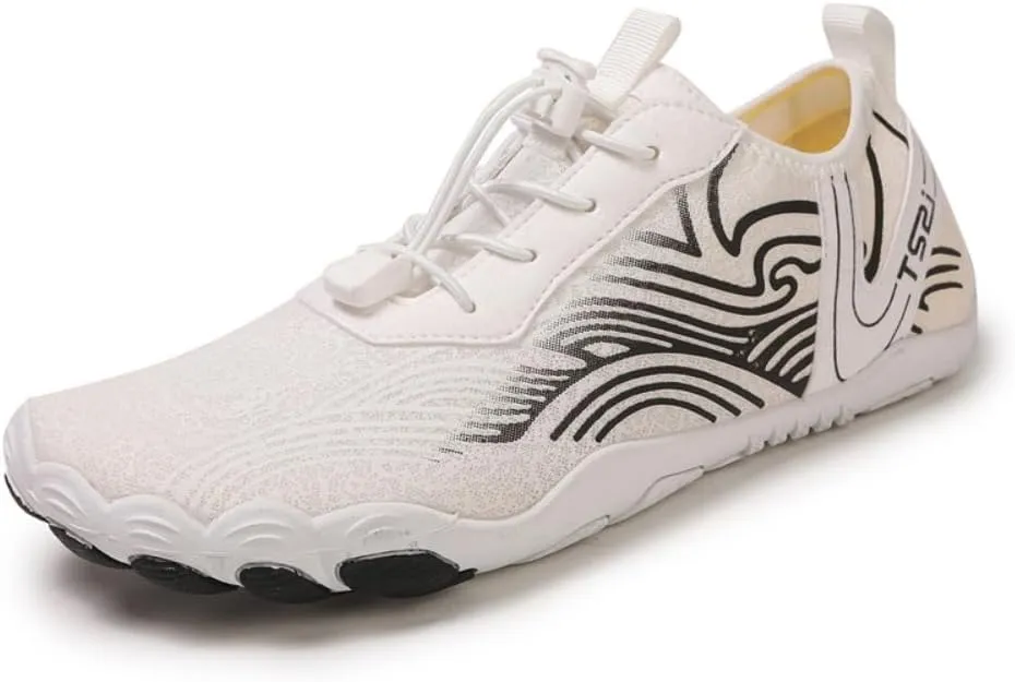 Hike Gym Barefoot Shoes for Women Fashion Wide Toe Box Non Slip Quick Dry Lightweight Minimalist Cross Trainer for Hiking Swim Outdoor Beach Breathable Mesh Comfortable Zero Drop Sole