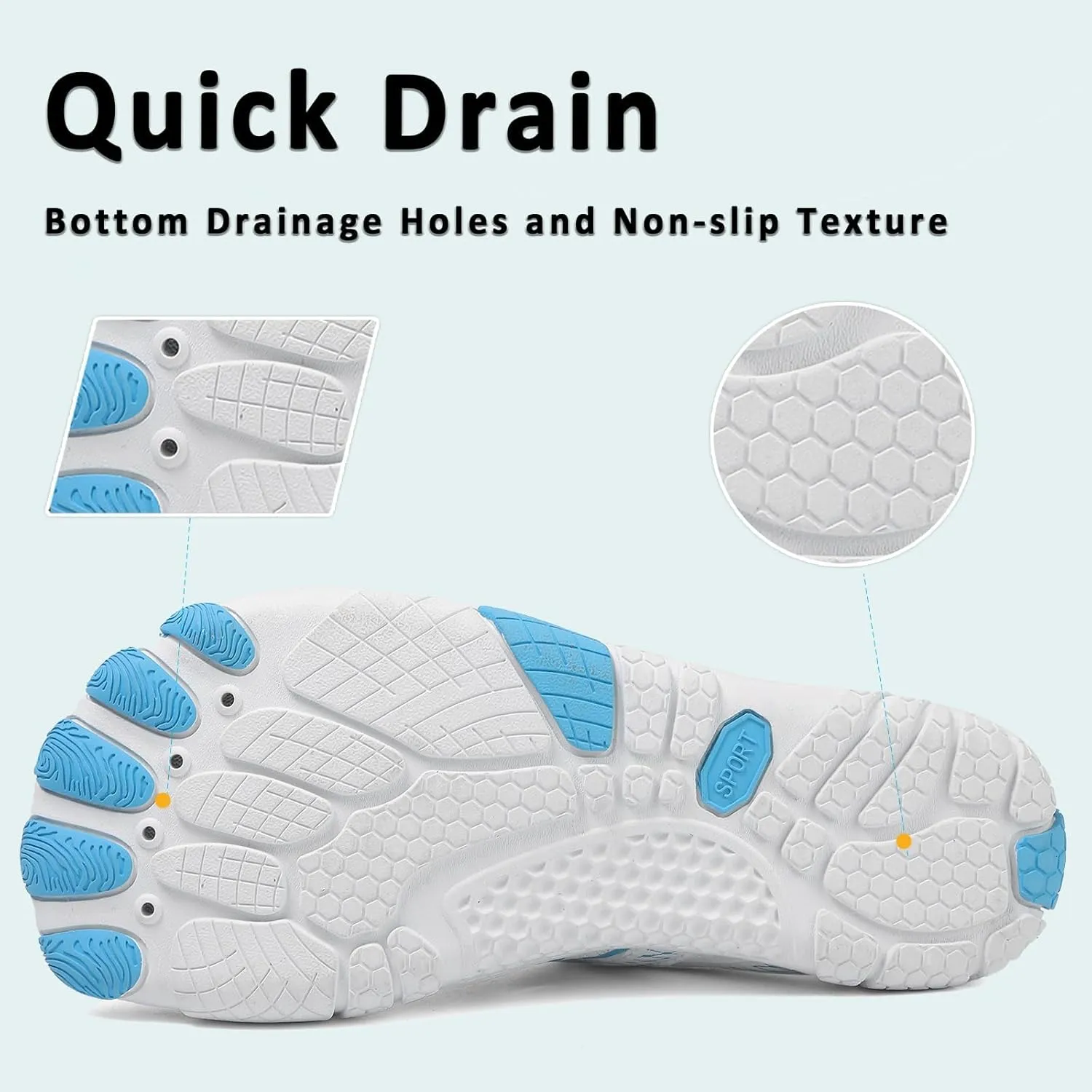 Hiking Barefoot Footwear Womens Shoes Women Healthy Non-Slip Grounded Footwear Barefoot Shoes for Women Quick Dry Hiking Sneakers Wide Toe Box Healthy Non-Slip Lightweight Athletic Shoe