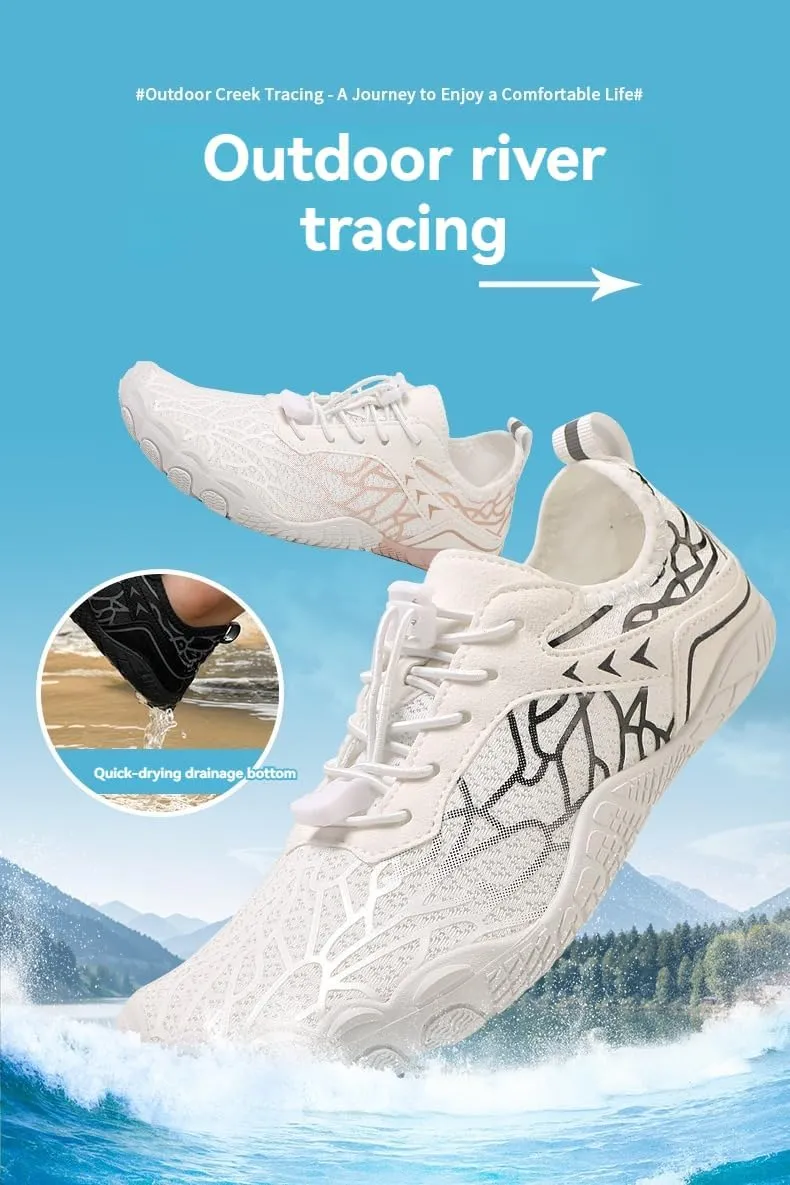 Hiking Footwear Barefoot Womens Shoes Non-Slip Outdoor Unisex Grounded Footwear Barefoot Shoes for Neuropathy Women&Men Water Pro Barefoot Shoes Wide Toe Box Sneakers,Quick Dry,Waterproof,Beach