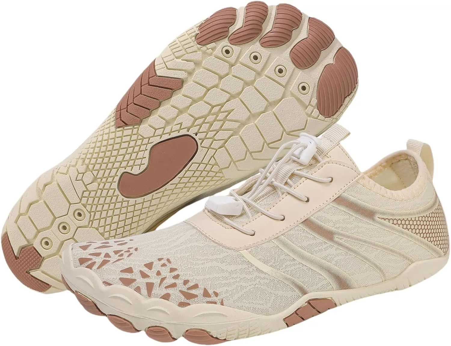 Hiking Water Shoes with Arch Support for Women Walking Wide Width Grounded Footwear for Women Men with Neuropathy Wide Toe Box Sneakers Non-Slip Diabetic Shoe Quick-Dry Waterproof Unisex