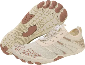 Hiking Water Shoes with Arch Support for Women Walking Wide Width Grounded Footwear for Women Men with Neuropathy Wide Toe Box Sneakers Non-Slip Diabetic Shoe Quick-Dry Waterproof Unisex