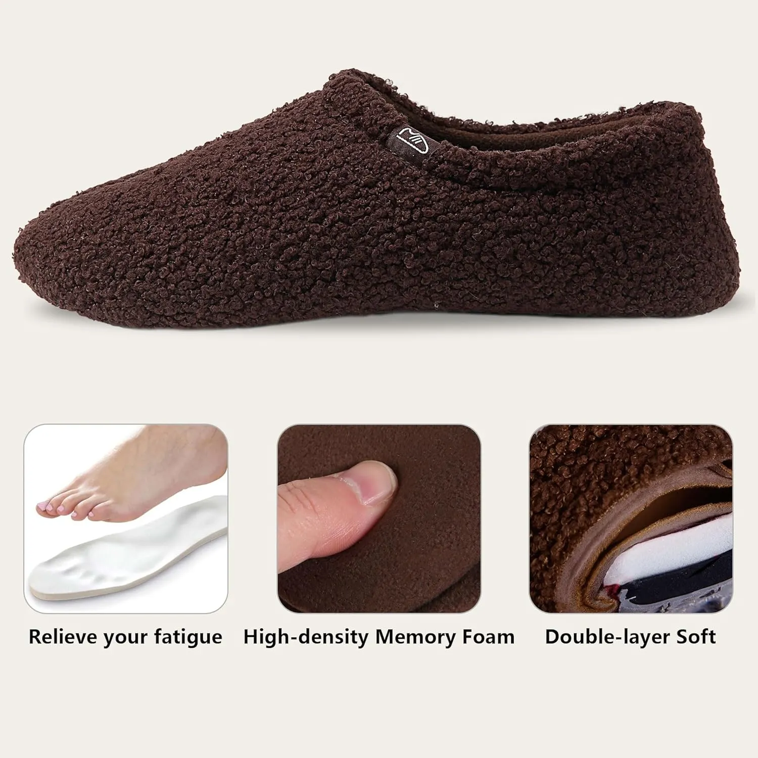 Home Slipper Bootie Slippers Women Girls Indoor Warm Fuzzy Boots Non-slip House Shoe Slippers