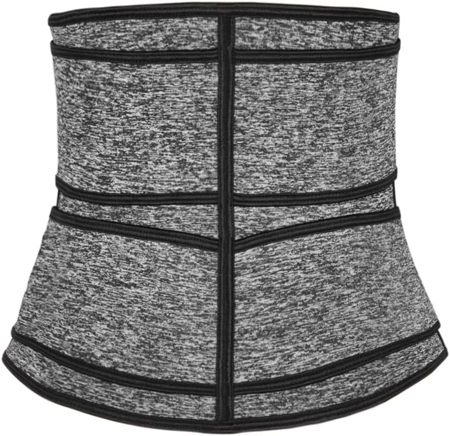 Hopgo Neoprene Waist Trainer for Women Weight Loss Workout Trimmer Belt Zipper Sweat Cincher Girdle