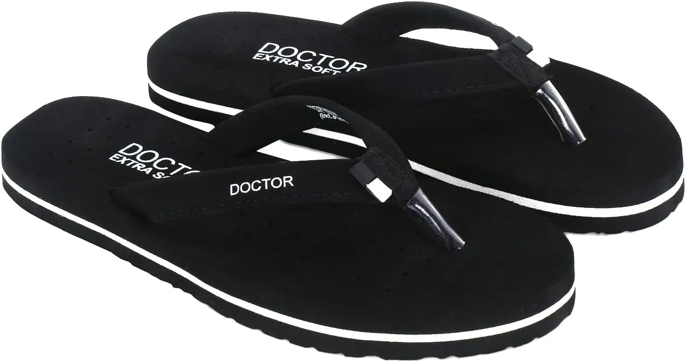 House Slipper for Women's Care Dr Orthopaedic Super Comfort Fitting Flat Cushion Chappal Flip-Flop for Ladies and Girl’s OR-D-19