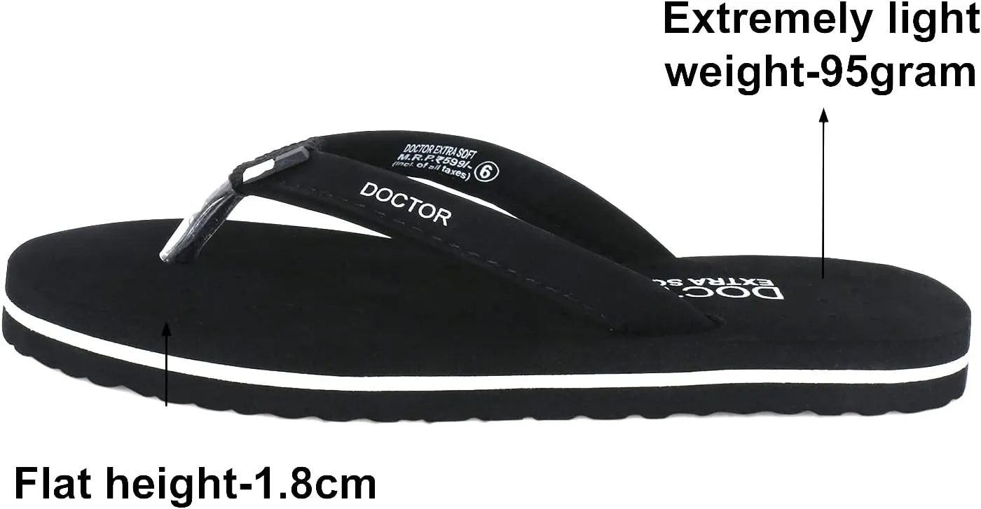 House Slipper for Women's Care Dr Orthopaedic Super Comfort Fitting Flat Cushion Chappal Flip-Flop for Ladies and Girl’s OR-D-19