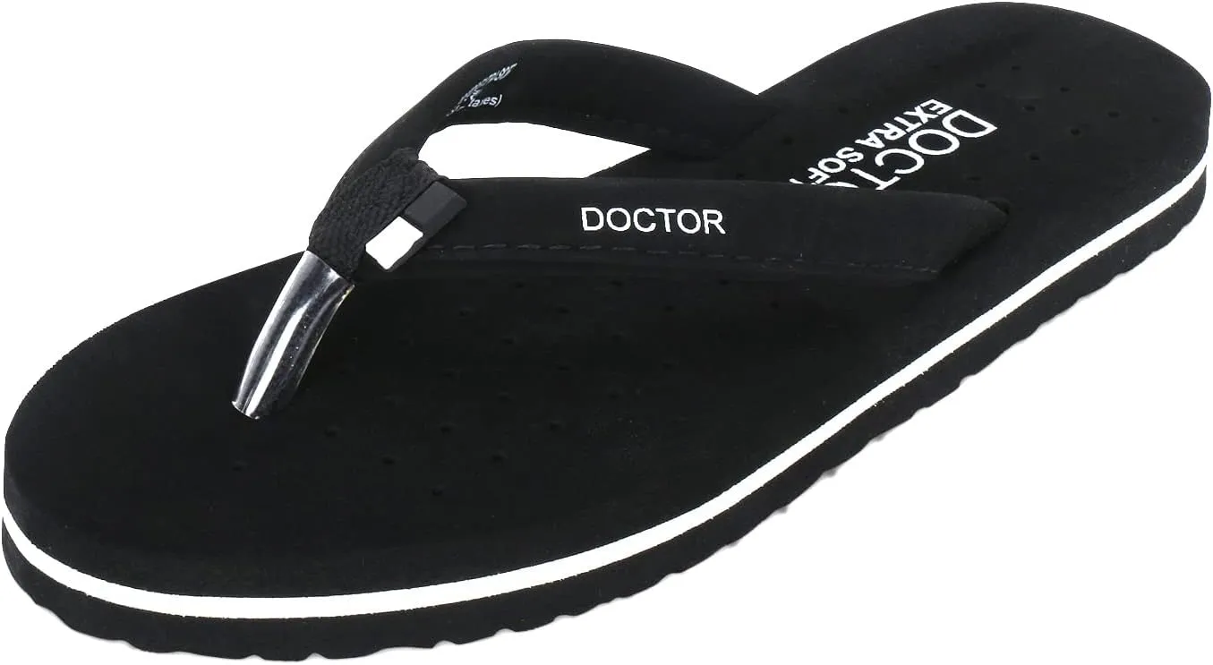 House Slipper for Women's Care Dr Orthopaedic Super Comfort Fitting Flat Cushion Chappal Flip-Flop for Ladies and Girl’s OR-D-19