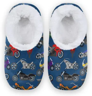 House Slippers Fuzzy Memory Foam Soft Slipper Socks for Woman Men