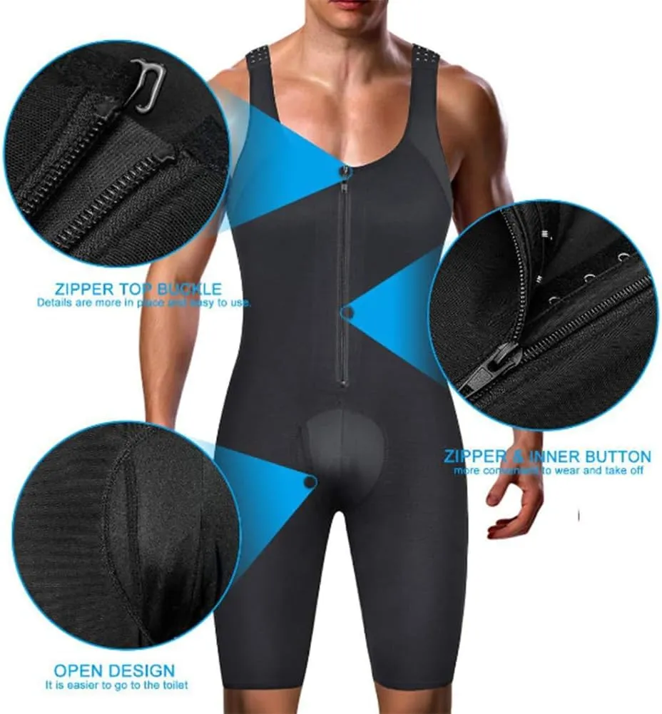 HSQSMWJ Men Full Body Fajas Colombianas Shapewear Abdomen Control Waist Trainer