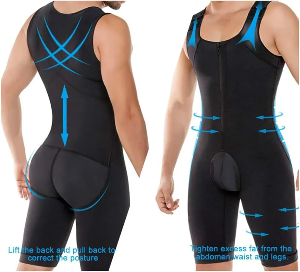 HSQSMWJ Men Full Body Fajas Colombianas Shapewear Abdomen Control Waist Trainer