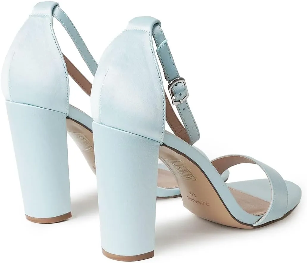J. Adams Shirley Heels for Women - Ankle Strap High Heel Dressy Sandals