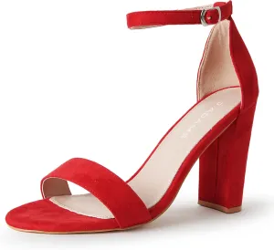 J. Adams Shirley Heels for Women - Ankle Strap High Heel Dressy Sandals