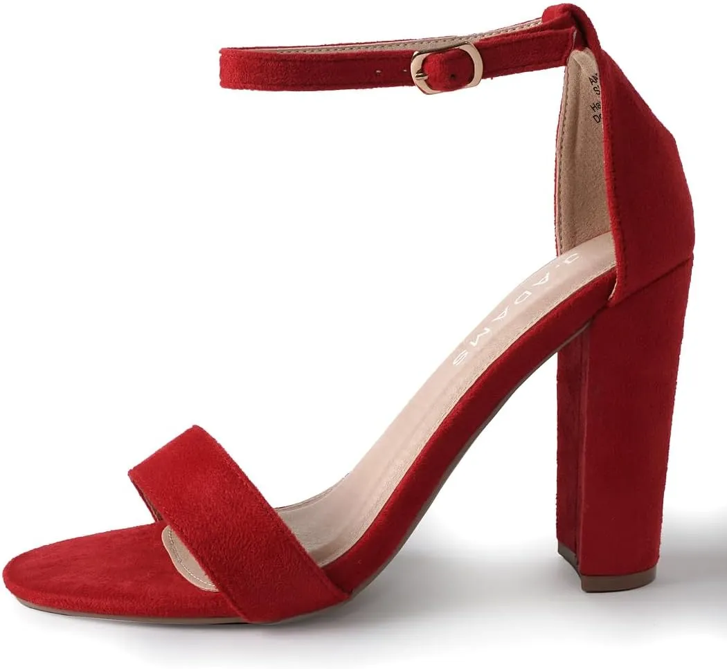 J. Adams Shirley Heels for Women - Ankle Strap High Heel Dressy Sandals