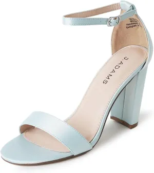 J. Adams Shirley Heels for Women - Ankle Strap High Heel Dressy Sandals