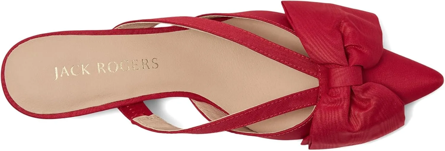 Jack Rogers Women's Cynthia Bow Mule Heeled Sandal