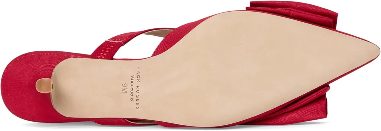 Jack Rogers Women's Cynthia Bow Mule Heeled Sandal