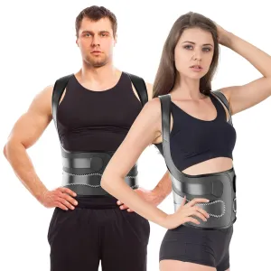 JAL Posture Corrector for Women & Men – Spine Vertical Alignment System for Instant Back Straightening & Lower Back Pain Relief | Full Back Brace & Upright Trainer for Better Posture (Large)