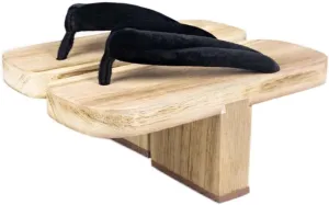 Japanese Style Cosplay Sandal Clogs Wooden Slippers Ninja Flip Flop Geta Sandal Clogs One Tooth Geta Sandals