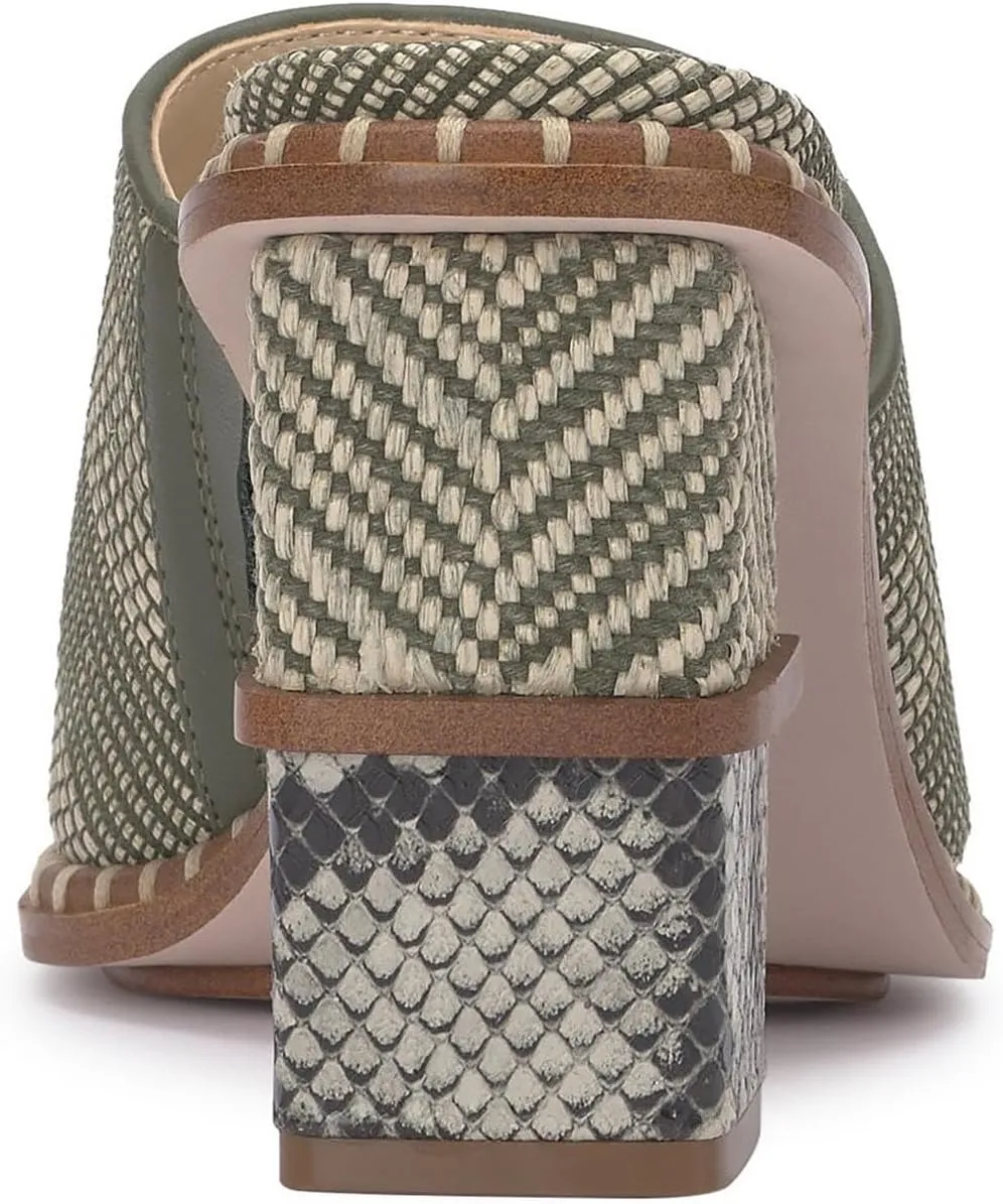 Jessica Simpson Womens Lendrila Block Heel Slip-On Heels