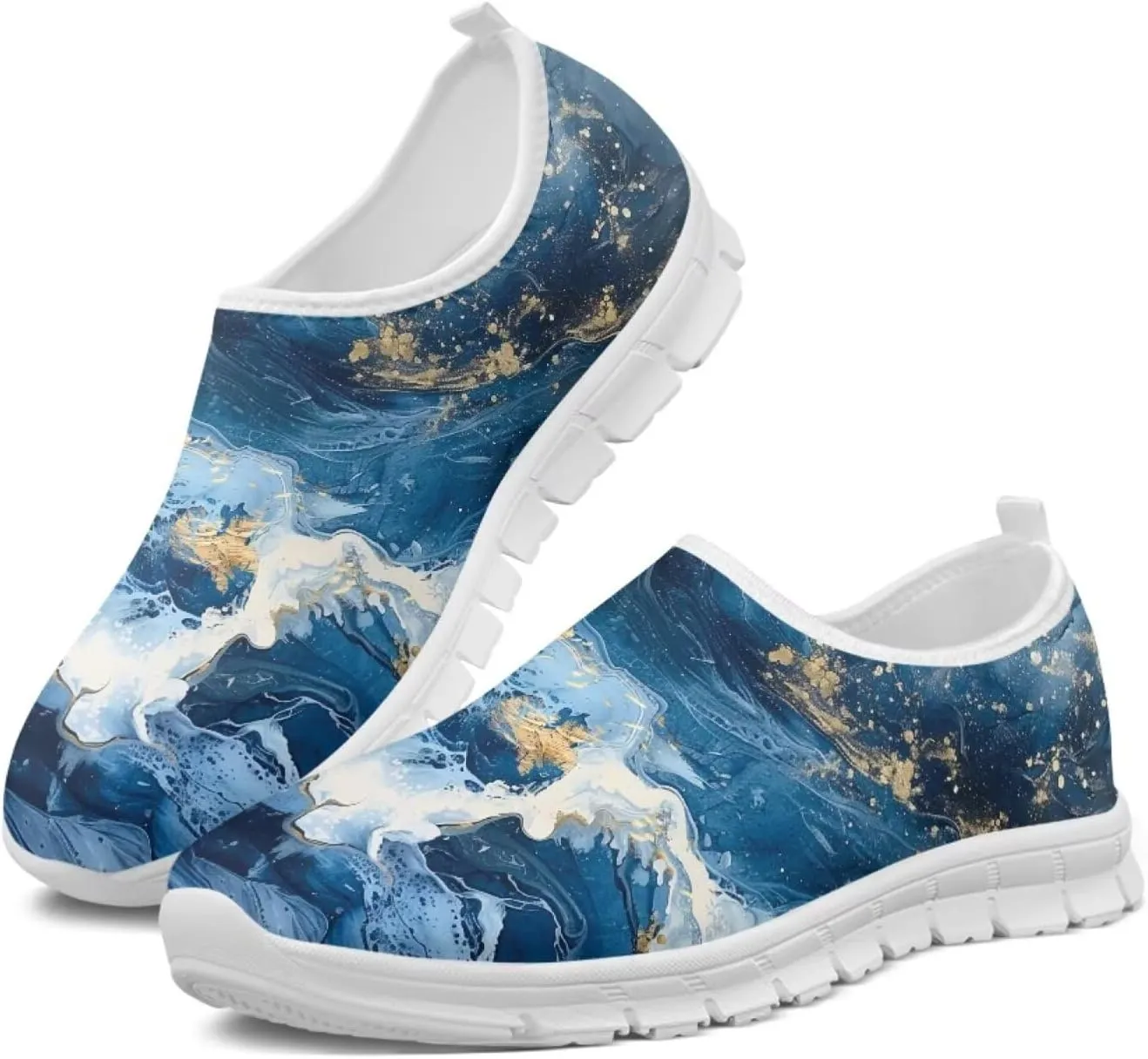 JoyLamoria Boho Elephant Walking Shoes Art Travel Travel Clog Slip on Causal Loafer Fashion Sneakers for Men Women